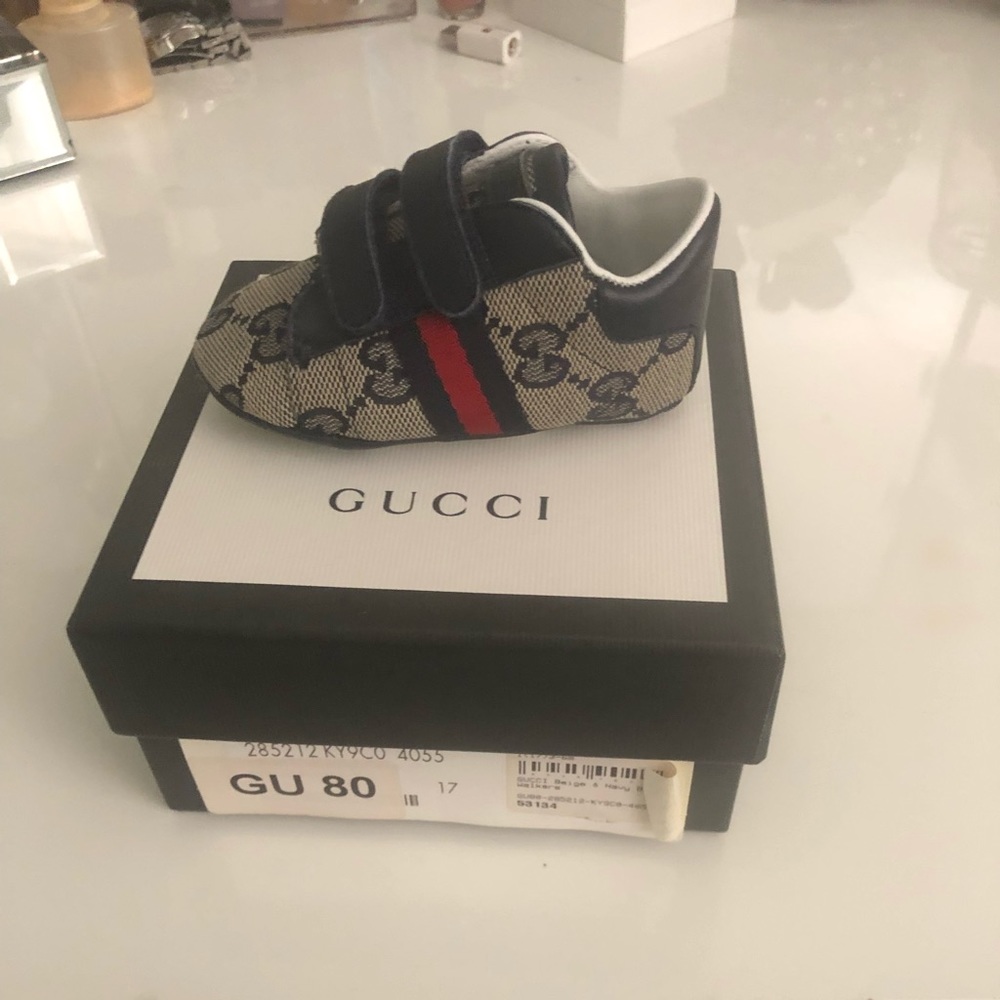Baby Gucci sneakers size 17